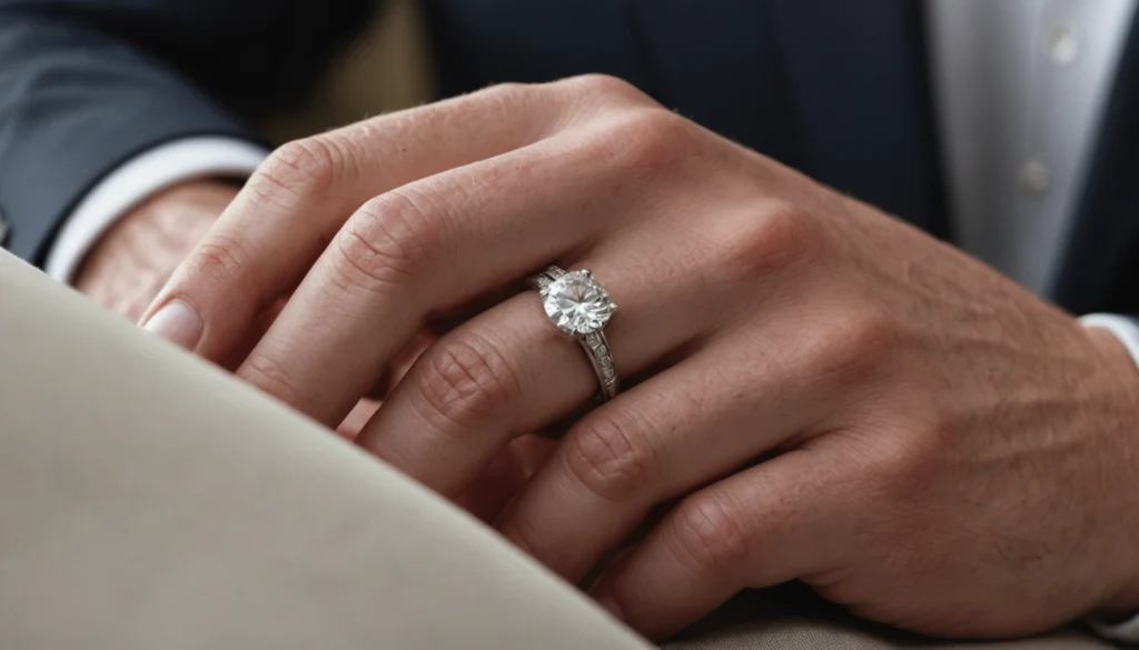 bague de fiance pour homme